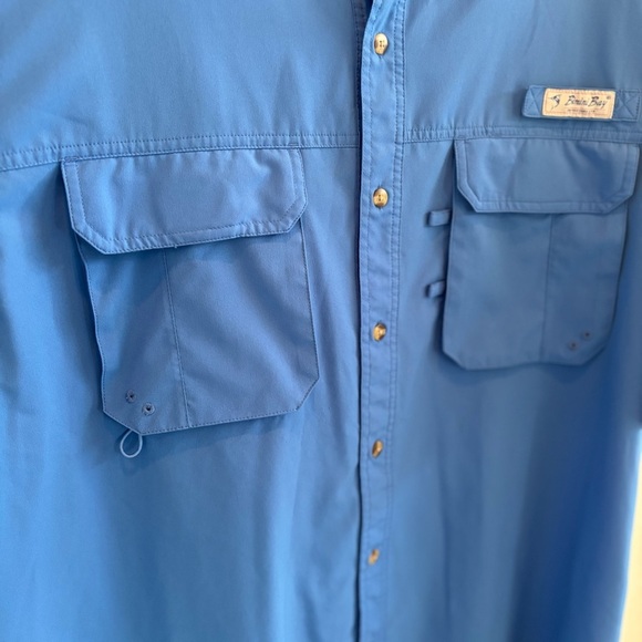 Bimini Bay Men's Fishing Boating Short Sleeve Button Down Shirt Wicking Size 2XL - Picture 6 of 11